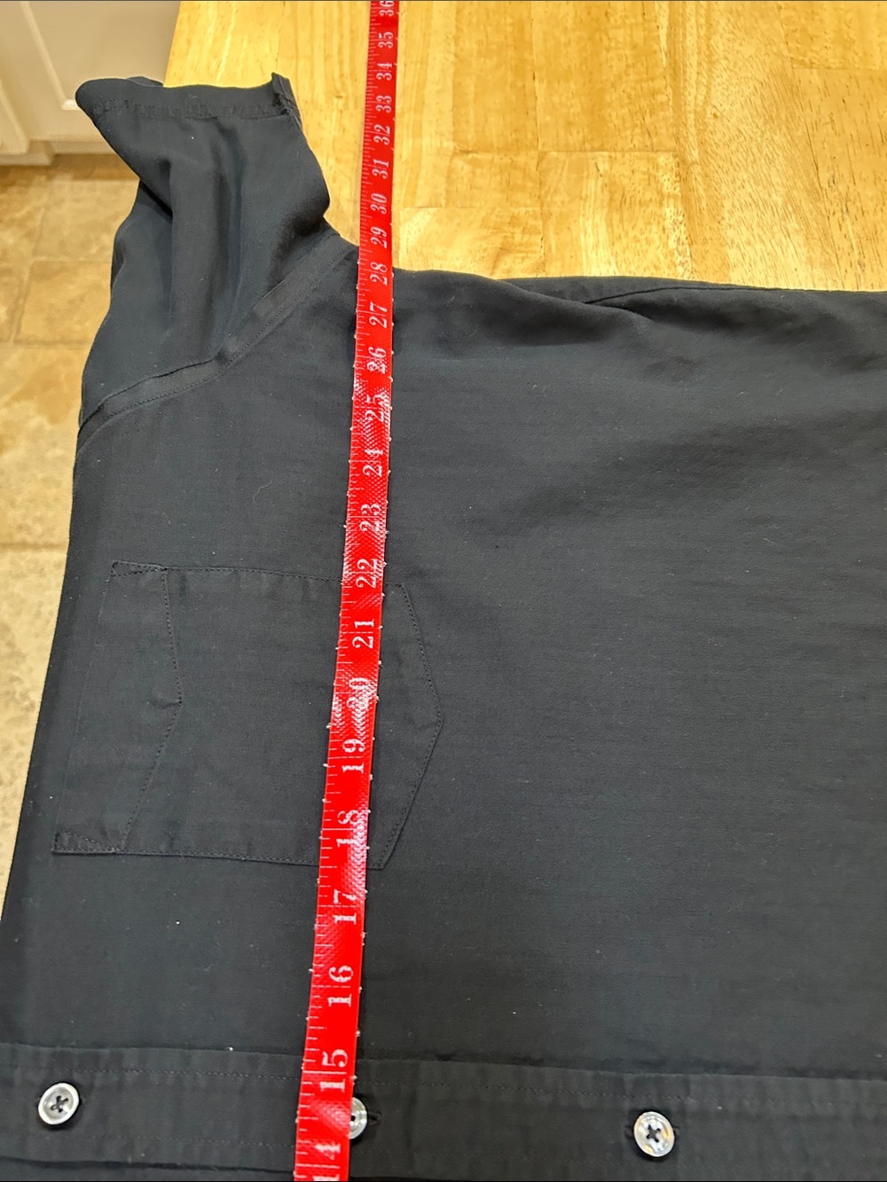 croft & barrow Black Short-Sleeve Button-Down Shirt - Picture 12 of 16